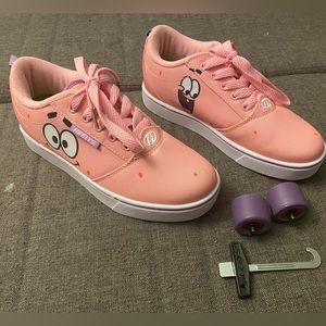 Patrick Star Heelys! Never worn. Size women 6.